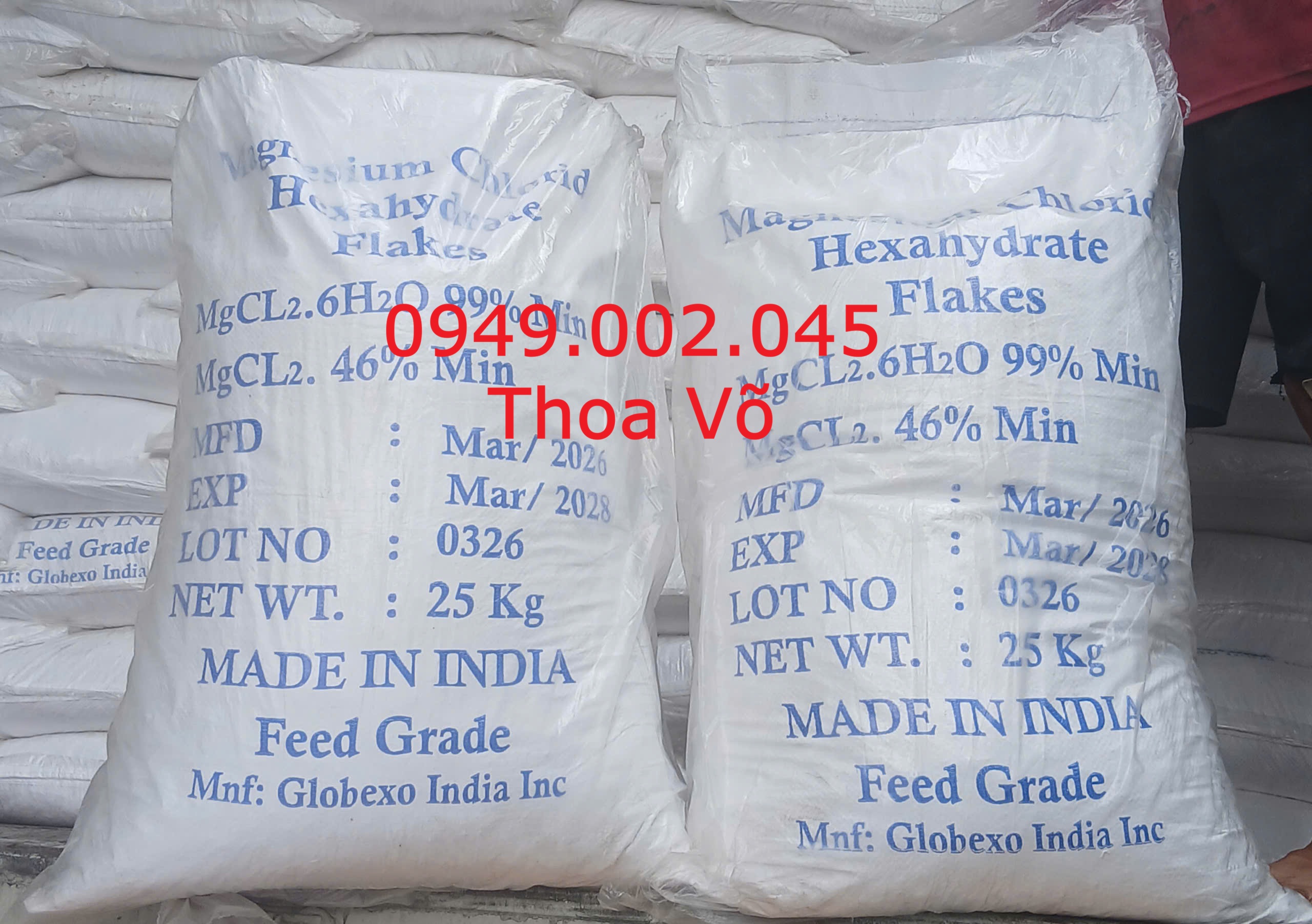 MgCl2.6H2O Ấn Độ Bao 25kg – Bổ Sung Magie, Ổn Định Môi Trường Ao Nuôi Tôm Cá